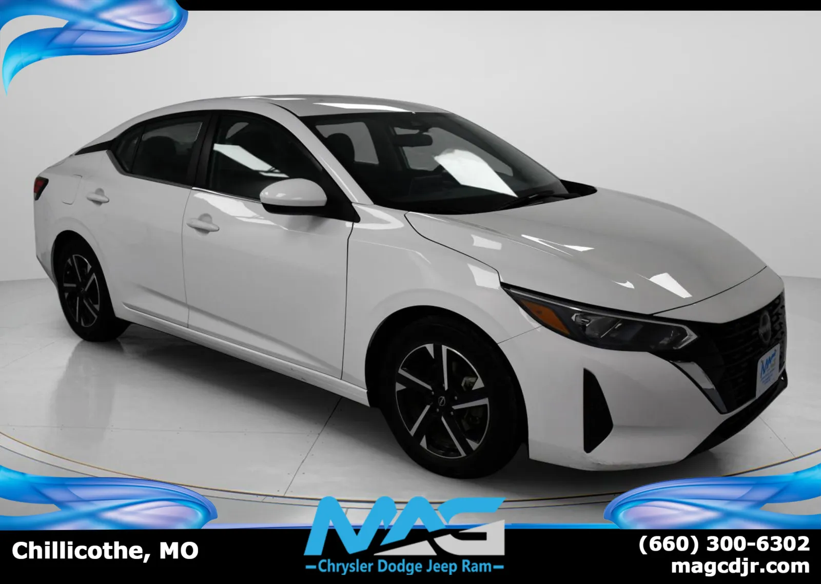 White 2024 Nissan Sentra SV for sale in Chillicothe, MO