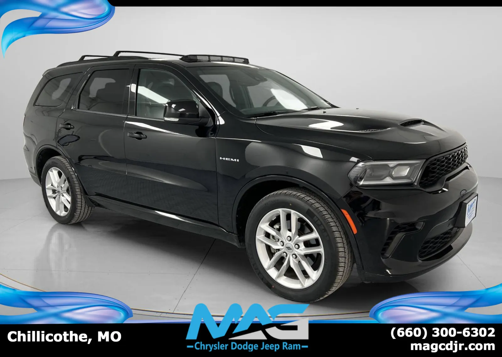 Black 2024 Dodge Durango R/T Plus for sale in Chillicothe, MO