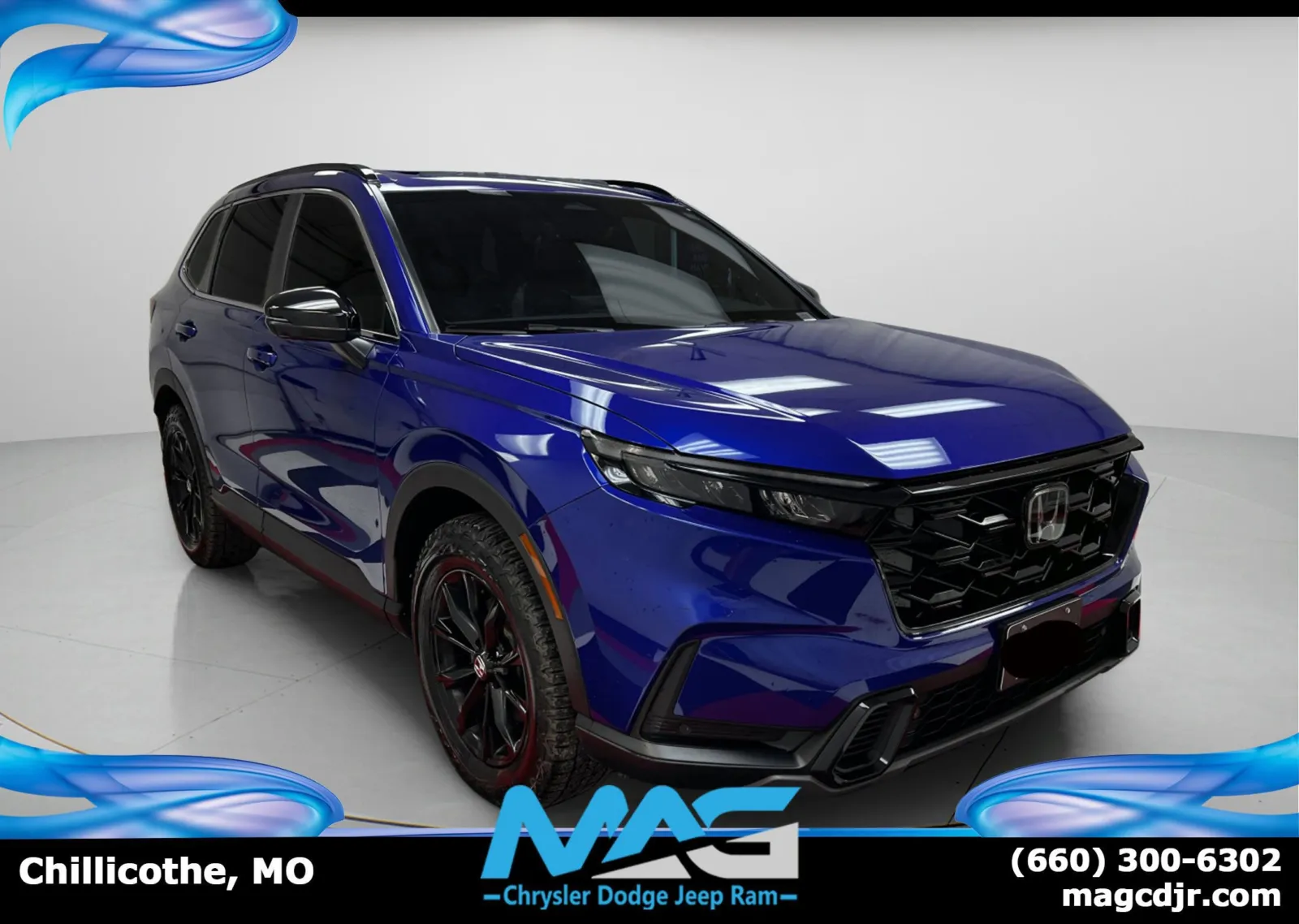 Blue 2024 Honda CR-V Hybrid Sport-L for sale in Chillicothe, MO