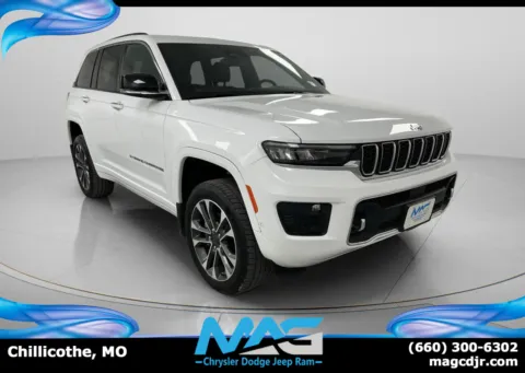 White 2023 Jeep Grand Cherokee Overland for sale in Chillicothe, MO