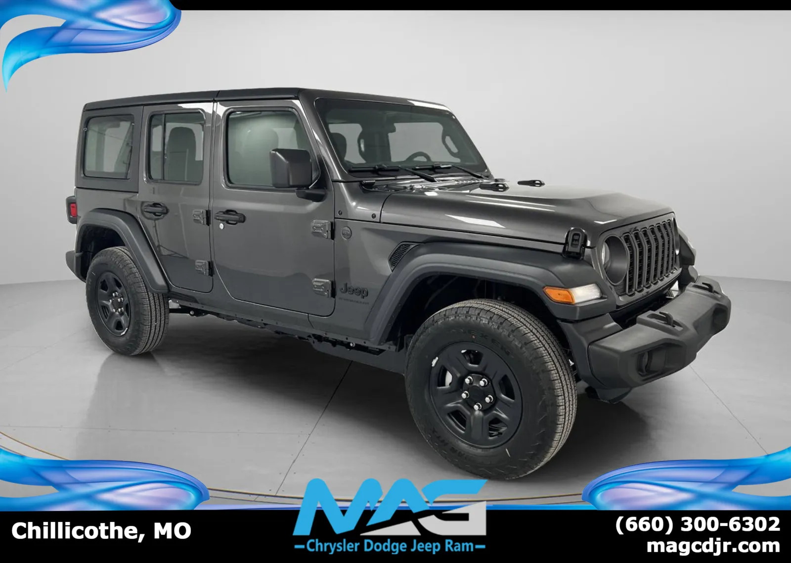 Gray 2026 Jeep Wrangler Sport for sale in Chillicothe, MO