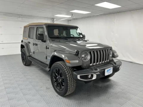 Gray 2021 Jeep Wrangler 4xe Unlimited Sahara for sale in Chillicothe, MO