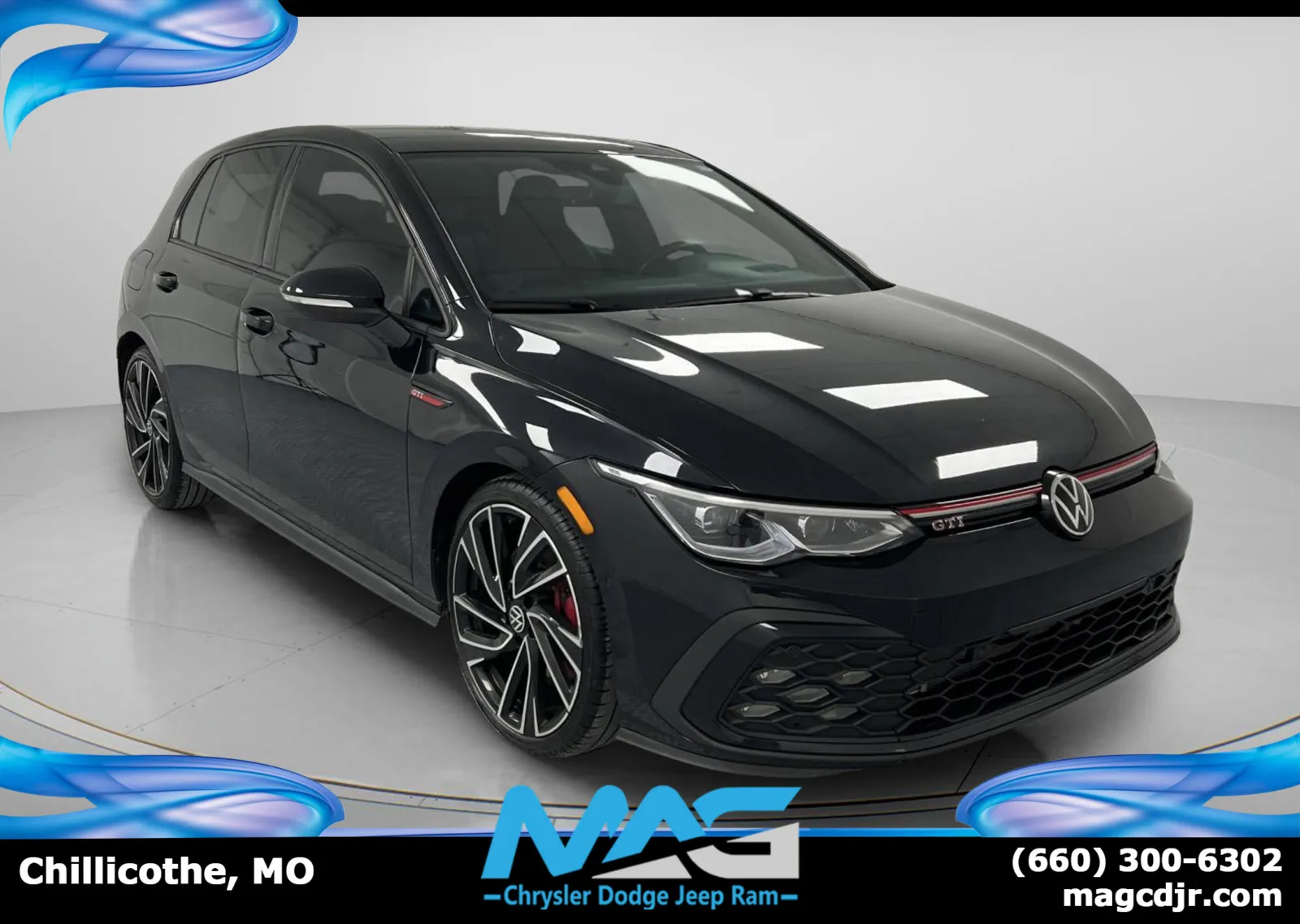Black 2022 Volkswagen Golf GTI Autobahn for sale in Chillicothe, MO