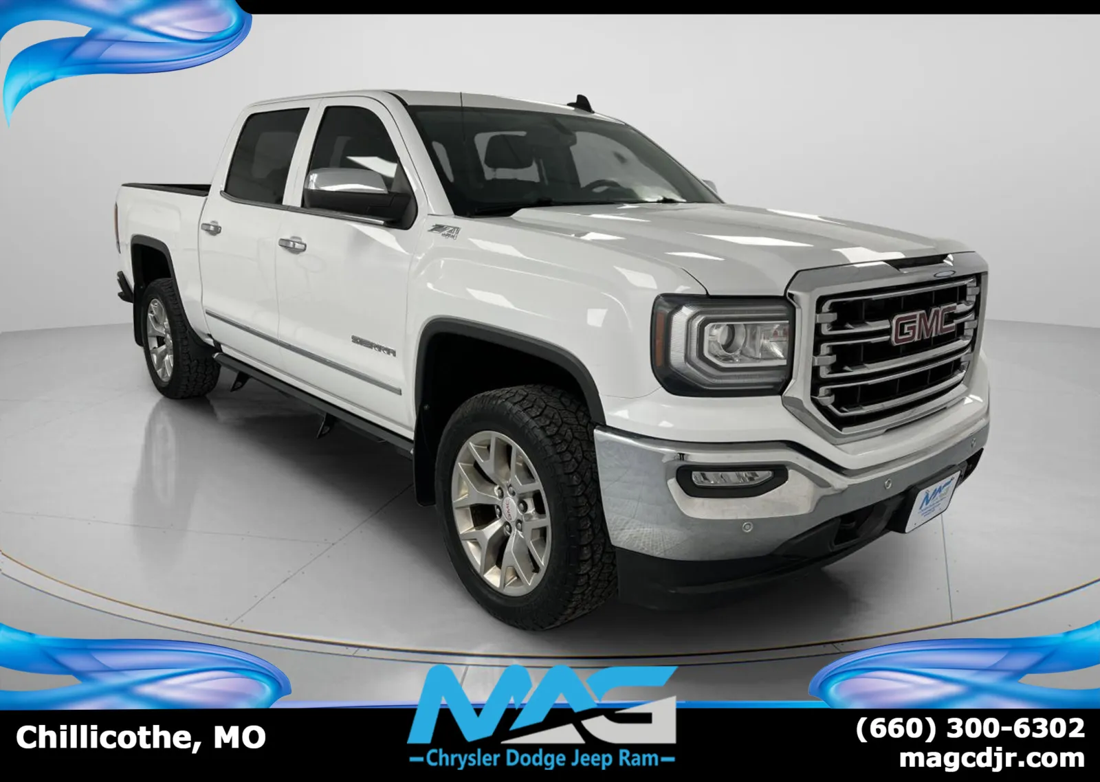 White 2018 GMC Sierra 1500 SLT for sale in Chillicothe, MO