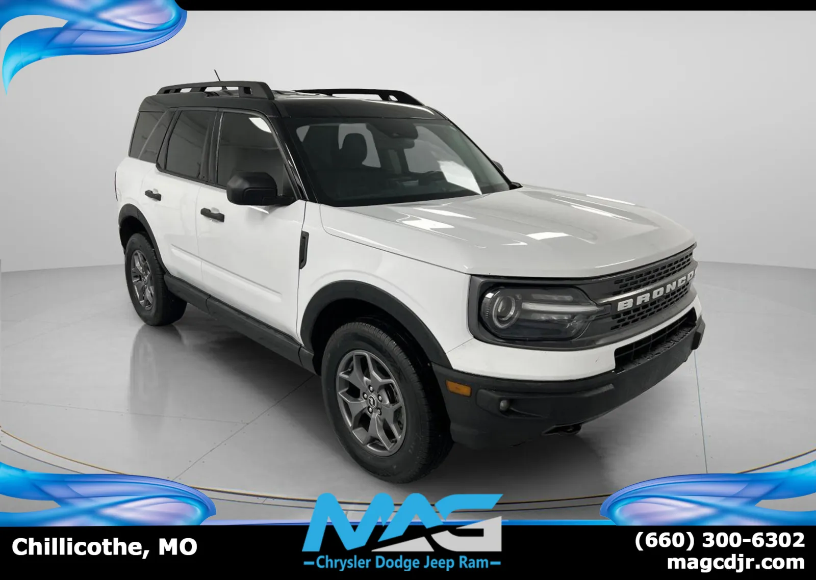 White 2023 Ford Bronco Sport Badlands for sale in Chillicothe, MO