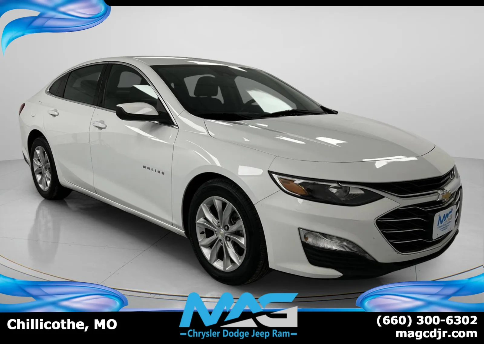 White 2023 Chevrolet Malibu LT for sale in Chillicothe, MO