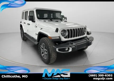 White 2026 Jeep Wrangler Sahara for sale in Chillicothe, MO