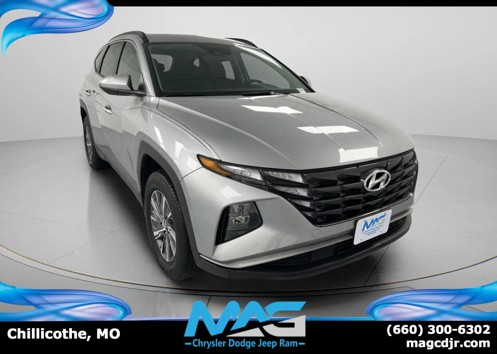 Silver 2024 Hyundai Tucson Hybrid Blue for sale in Chillicothe, MO