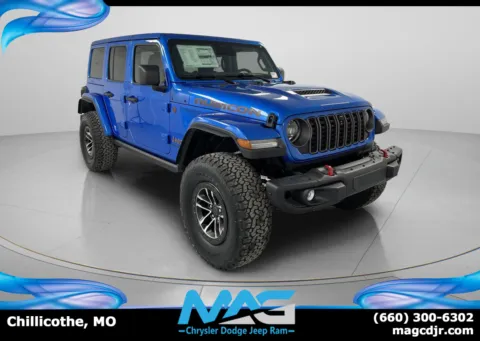 Blue 2026 Jeep Wrangler Rubicon X for sale in Chillicothe, MO