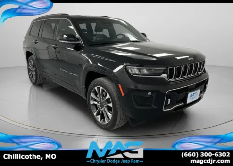 Black 2021 Jeep Grand Cherokee L Overland for sale in Chillicothe, MO