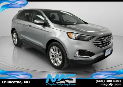 Silver 2023 Ford Edge Titanium for sale in Chillicothe, MO