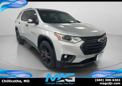 Silver 2021 Chevrolet Traverse Premier for sale in Chillicothe, MO
