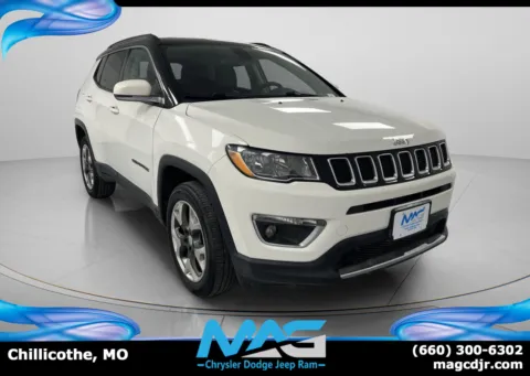 White 2019 Jeep Compass Limited for sale in Chillicothe, MO
