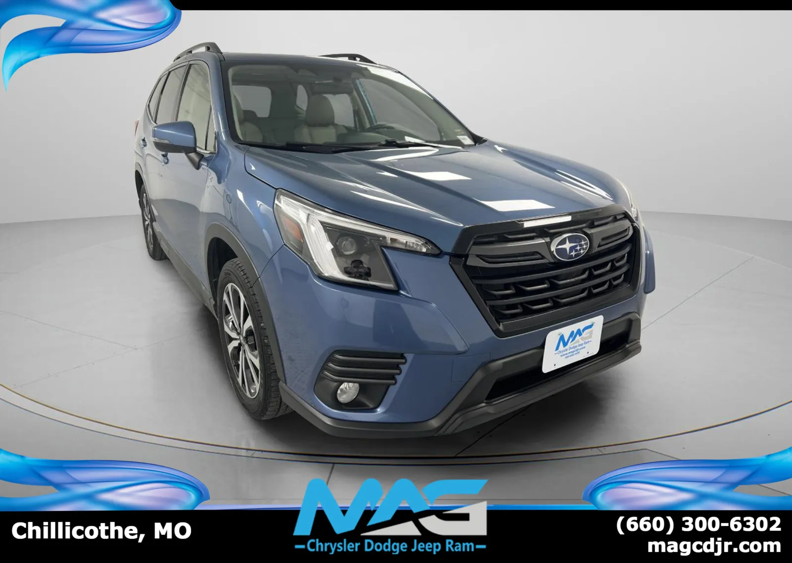 Blue 2023 Subaru Forester Limited for sale in Chillicothe, MO