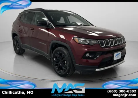 Red 2022 Jeep Compass Limited for sale in Chillicothe, MO