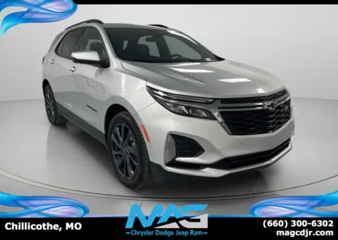 Silver 2022 Chevrolet Equinox RS for sale in Chillicothe, MO