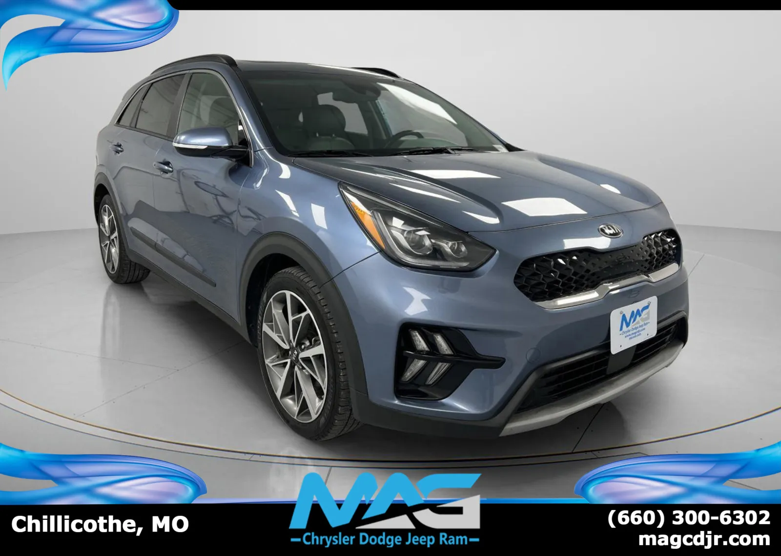 Blue 2021 Kia Niro Touring SE for sale in Chillicothe, MO