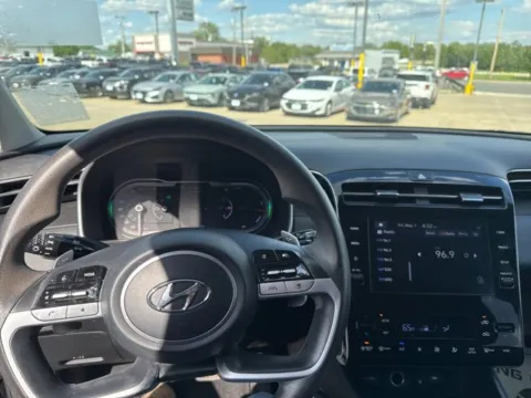 Another view of 2023 Hyundai Tucson Hybrid Blue for sale in Chillicothe, MO at MAG CDJR