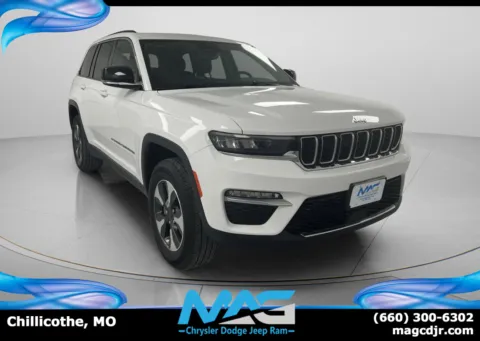 White 2023 Jeep Grand Cherokee 4xe 4x4 for sale in Chillicothe, MO