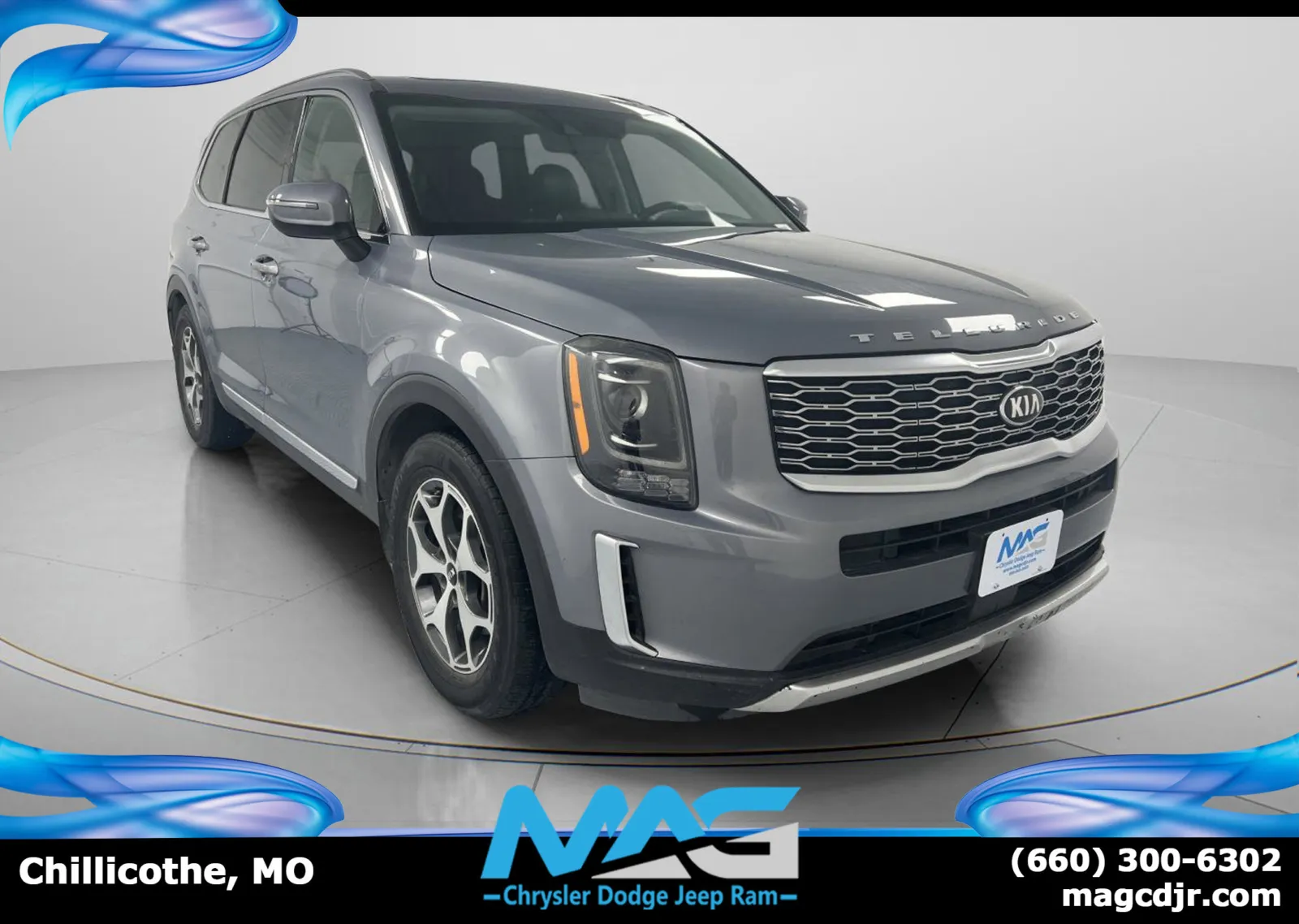 Silver 2021 Kia Telluride EX for sale in Chillicothe, MO