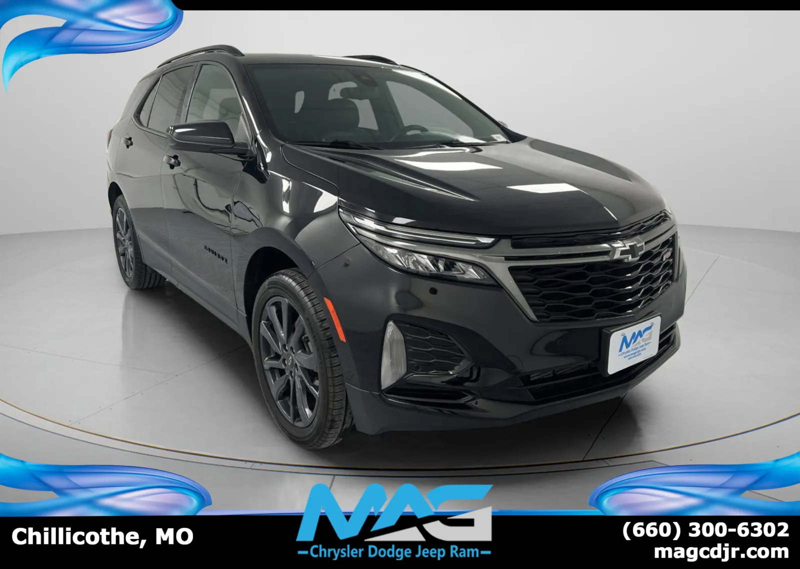 Black 2023 Chevrolet Equinox RS for sale in Chillicothe, MO