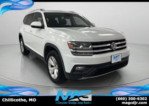 White 2018 Volkswagen Atlas 3.6L V6 SE for sale in Chillicothe, MO