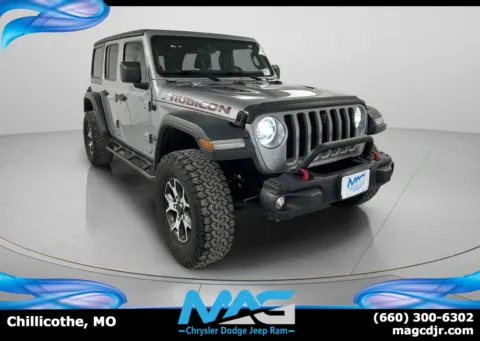 Silver 2021 Jeep Wrangler Unlimited Rubicon for sale in Chillicothe, MO