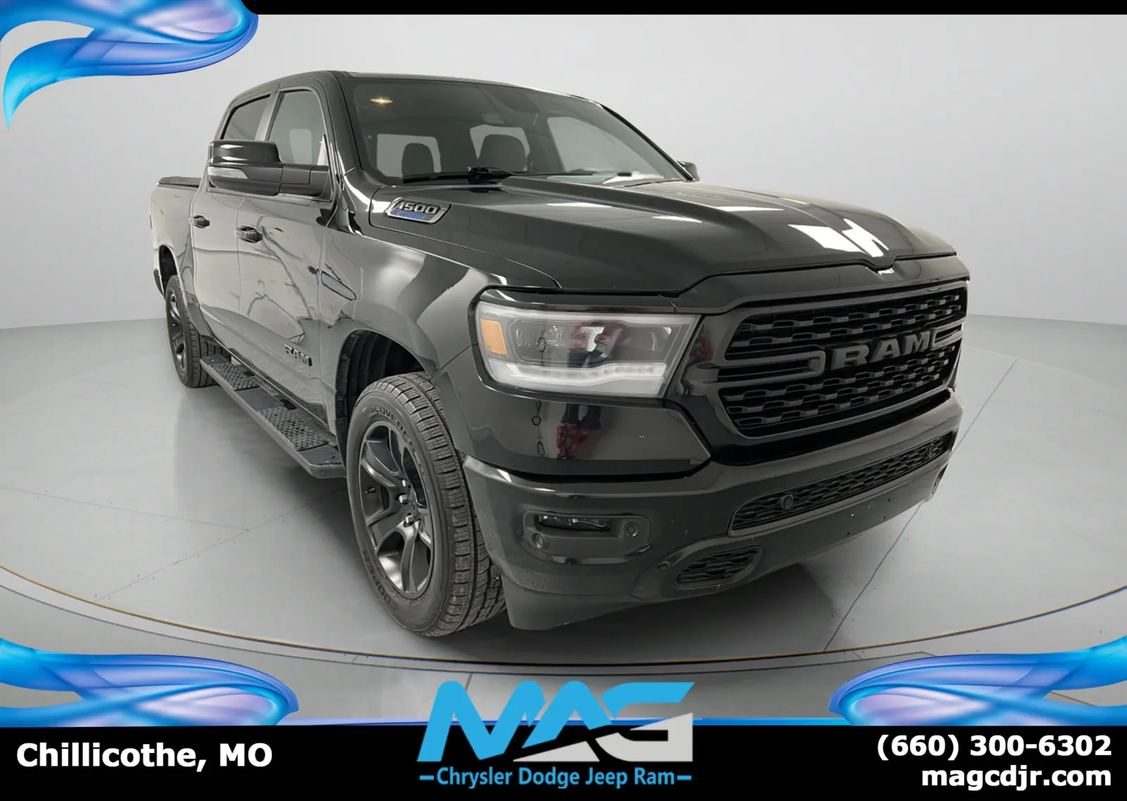 Black 2023 Ram 1500 Big Horn for sale in Chillicothe, MO