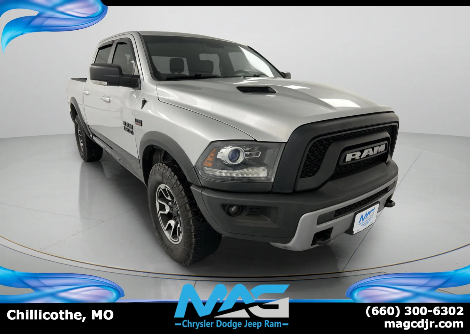 Silver 2017 Ram 1500 Rebel for sale in Chillicothe, MO