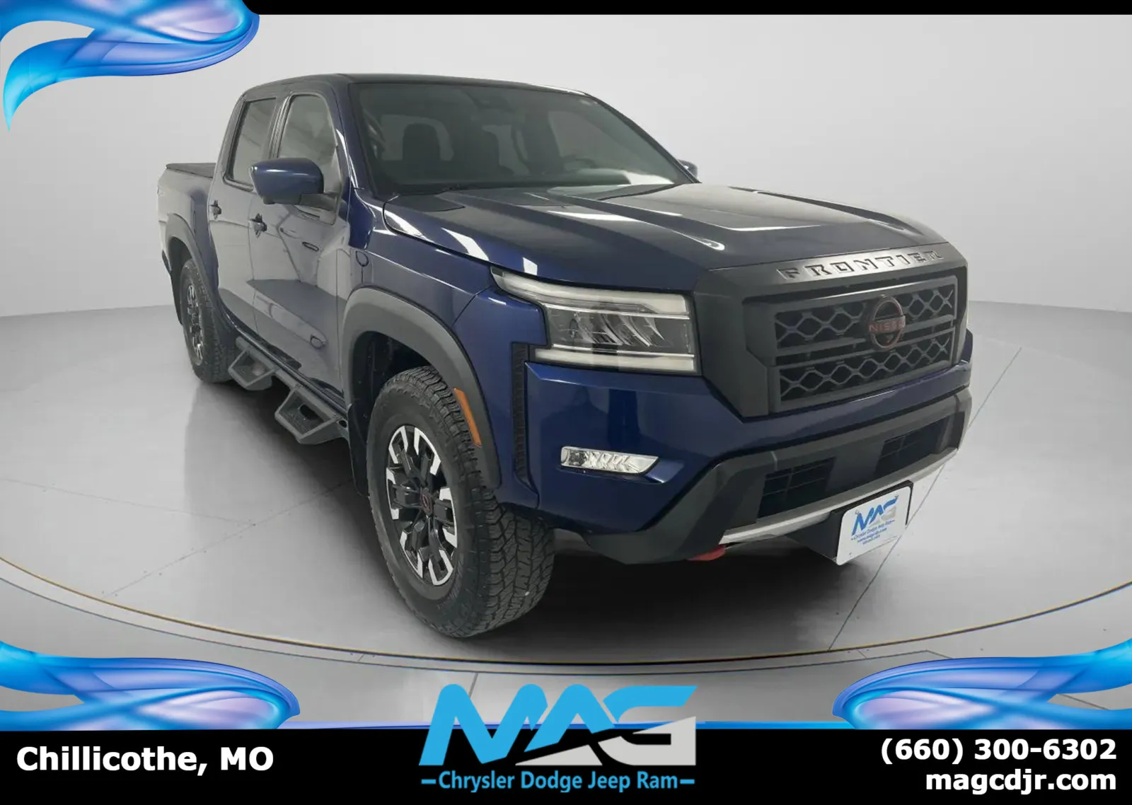 Blue 2022 Nissan Frontier PRO-4X for sale in Chillicothe, MO