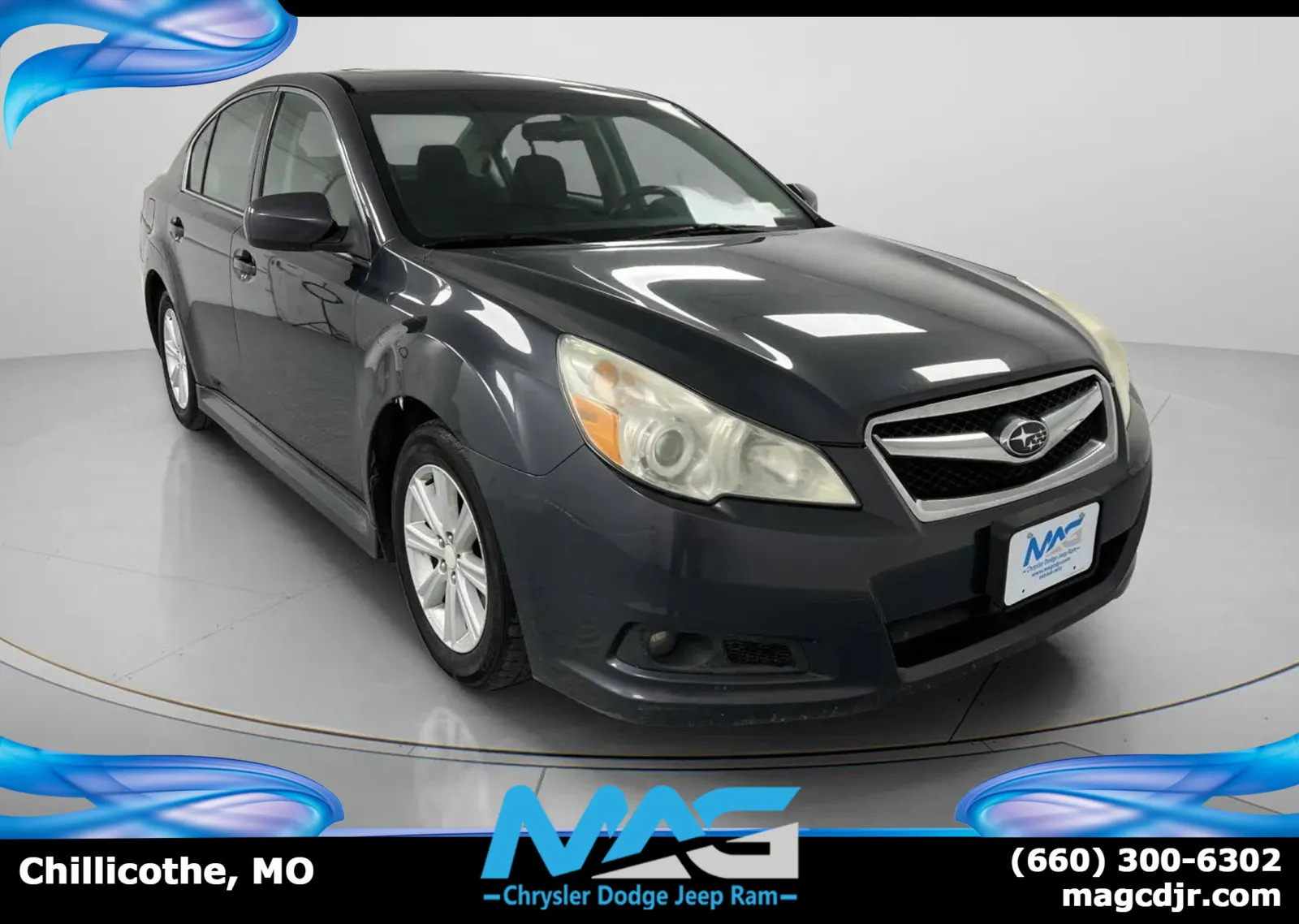 Gray 2011 Subaru Legacy 2.5i Prem AWP/Pwr Moon for sale in Chillicothe, MO