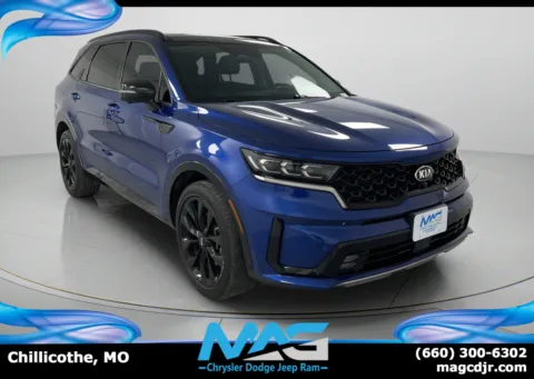 Blue 2021 Kia Sorento SX Prestige for sale in Chillicothe, MO