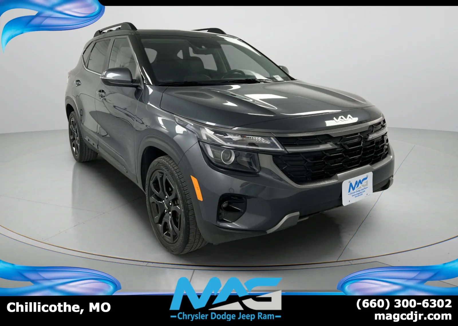Gray 2024 Kia Seltos X-Line for sale in Chillicothe, MO