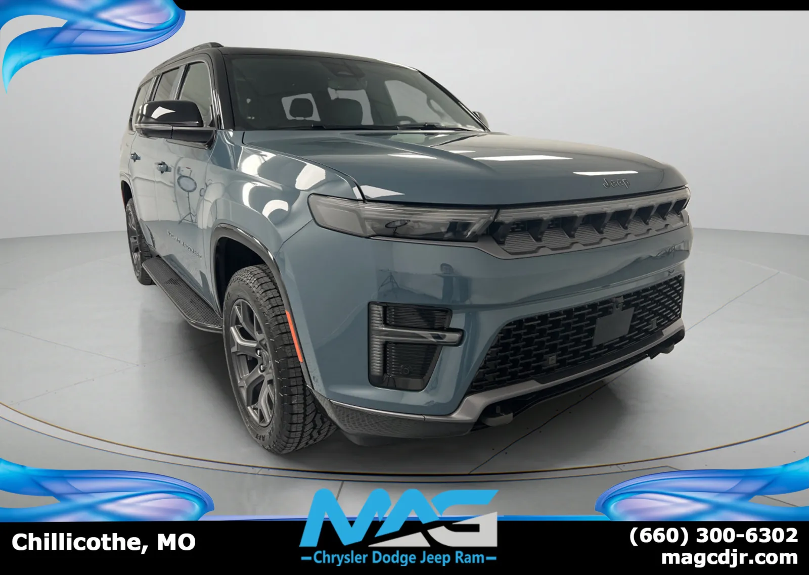 Blue 2026 Jeep Grand Wagoneer Upland for sale in Chillicothe, MO