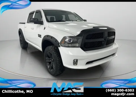 White 2018 Ram 1500 Night for sale in Chillicothe, MO