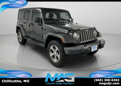 Gray 2017 Jeep Wrangler Unlimited Sahara for sale in Chillicothe, MO