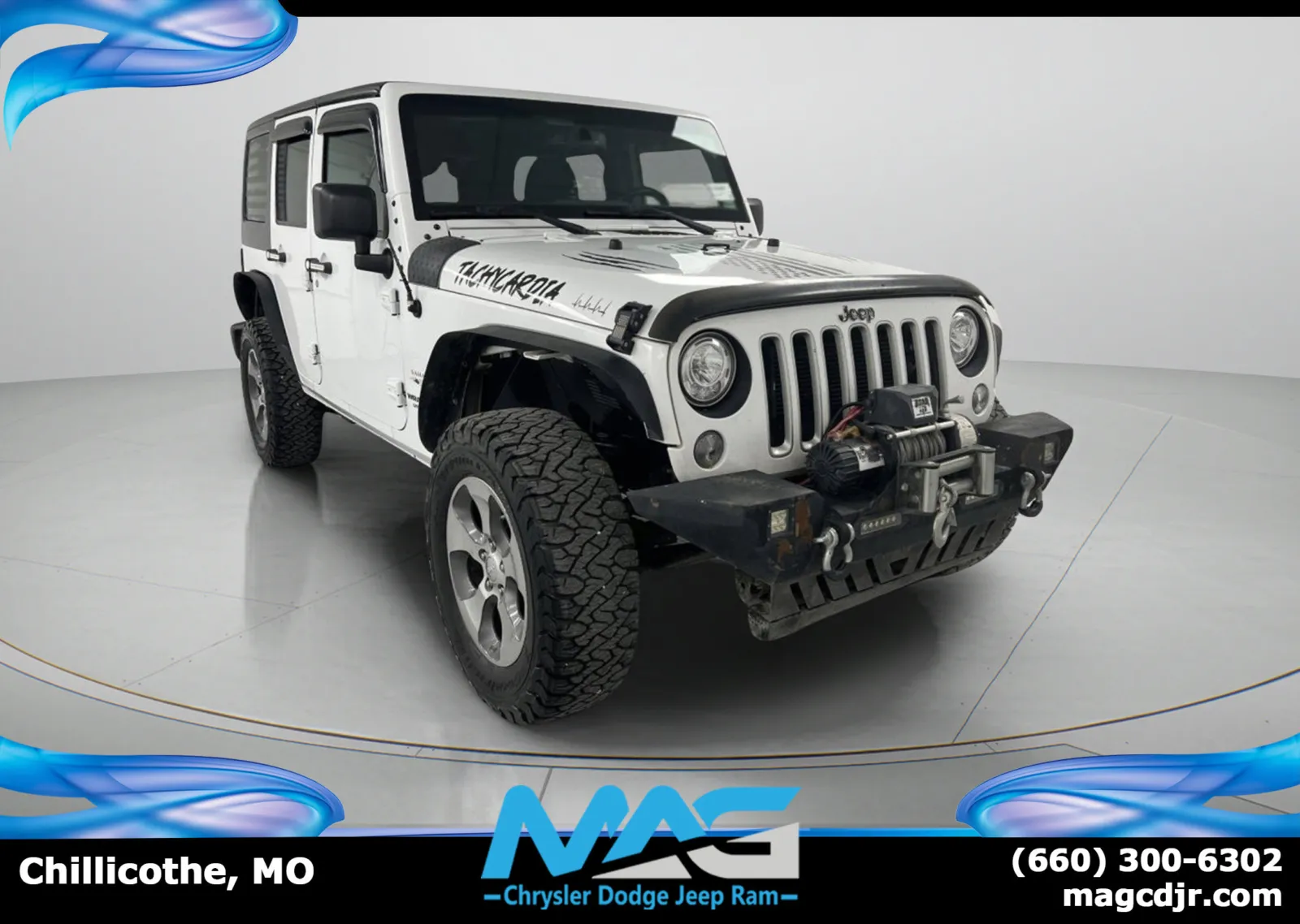 White 2017 Jeep Wrangler Unlimited Sahara for sale in Chillicothe, MO