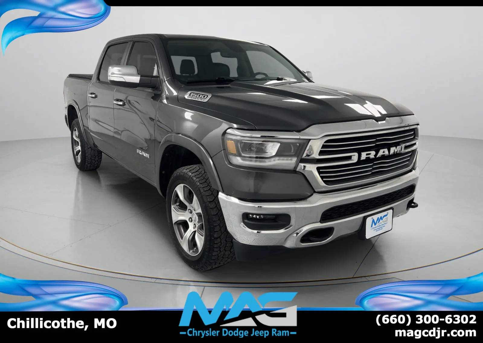 Gray 2020 Ram 1500 Laramie for sale in Chillicothe, MO