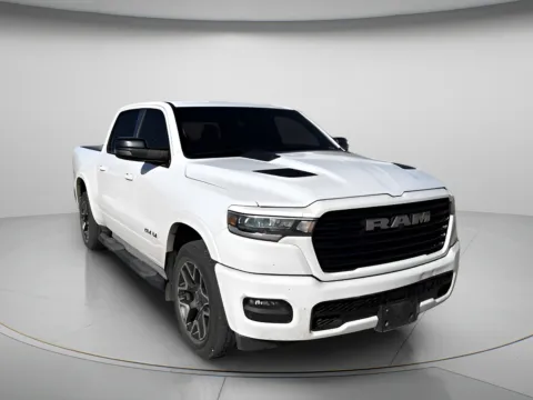 White 2025 Ram 1500 Laramie for sale in Chillicothe, MO