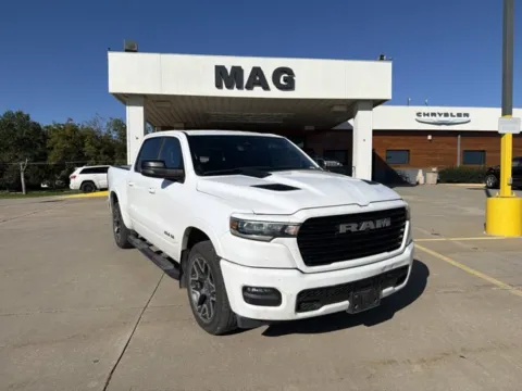 White 2025 Ram 1500 Laramie for sale in Chillicothe, MO