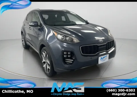 Blue 2017 Kia Sportage SX Turbo for sale in Chillicothe, MO