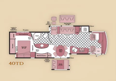 More photos of 2007 Winnebago Tour 40TD at MAG CDJR, MO