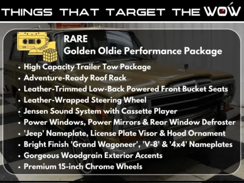 Photos of 1987 Jeep Grand Wagoneer 4dr Wagon for sale in Chillicothe, MO at MAG CDJR