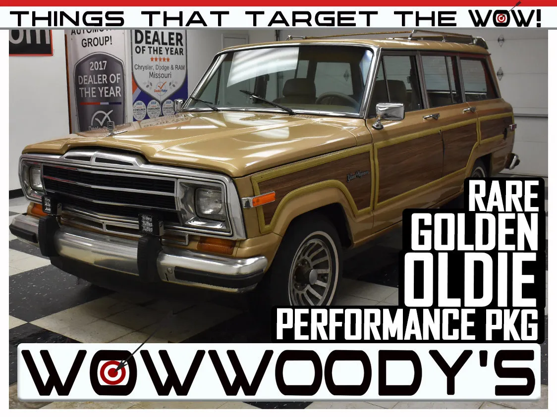 Gold 1987 Jeep Grand Wagoneer 4dr Wagon for sale in Chillicothe, MO