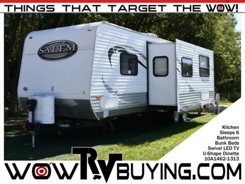 White 2010 Forest River Salem 29QBBS for sale in Chillicothe, MO
