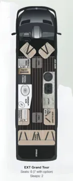 More photos of 2018 Airstream Interstate EXT Grand Tour 3500XD Standard Roof V6 170 at MAG CDJR, MO