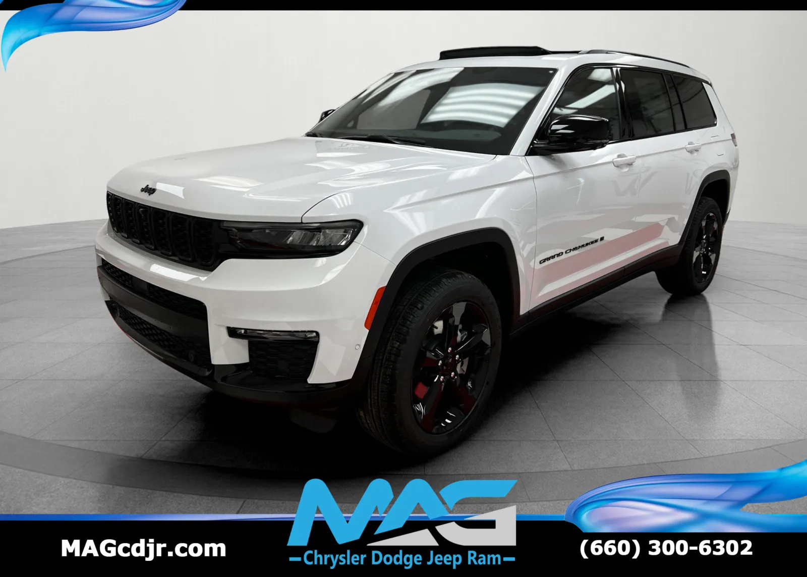 White 2025 Jeep Grand Cherokee L Limited for sale in Chillicothe, MO