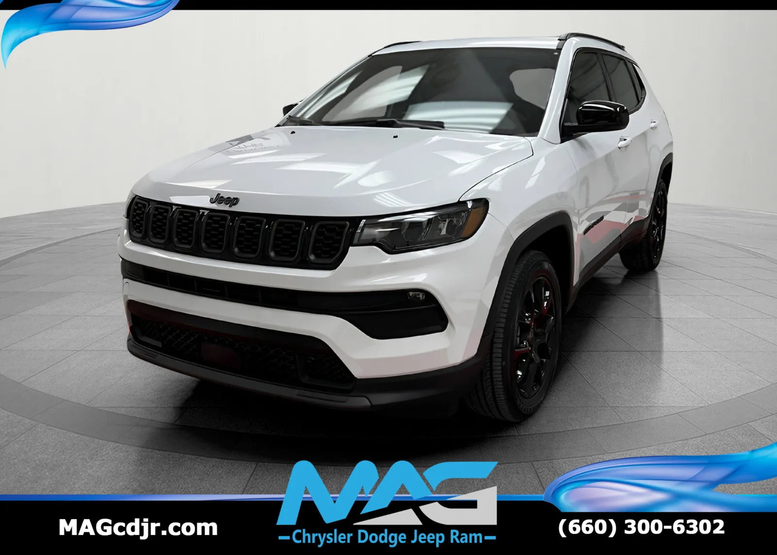 White 2026 Jeep Compass Latitude for sale in Chillicothe, MO