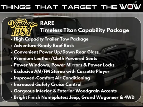 Photos of 1984 Jeep Grand Wagoneer Grand for sale in Chillicothe, MO at MAG CDJR