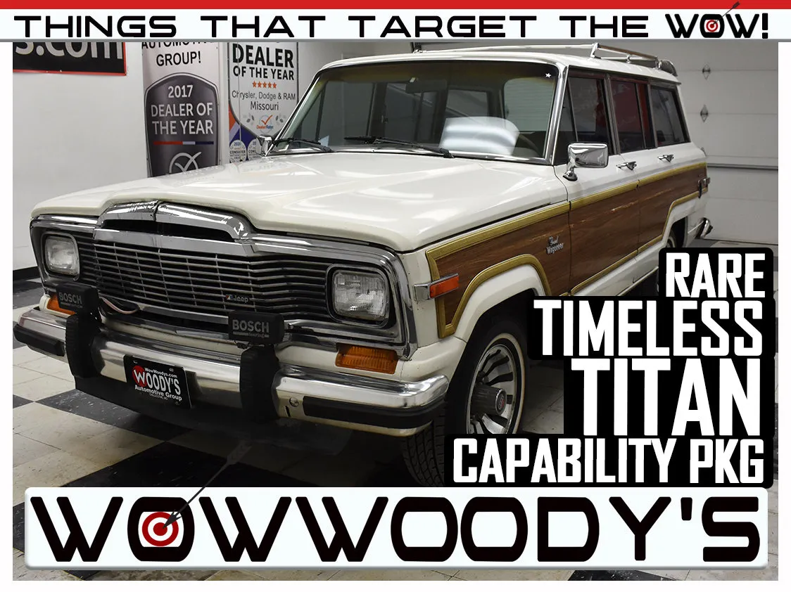 White 1984 Jeep Grand Wagoneer Grand for sale in Chillicothe, MO